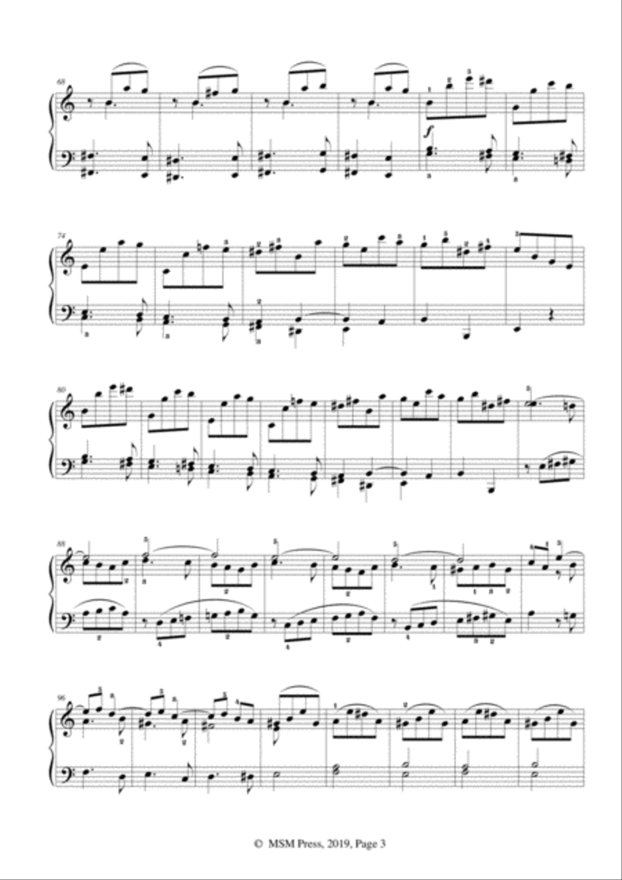 Mozart-Piano Sonata No.8 in a minor,K.310,No.3 Piano Solo scores gallery preview page 5