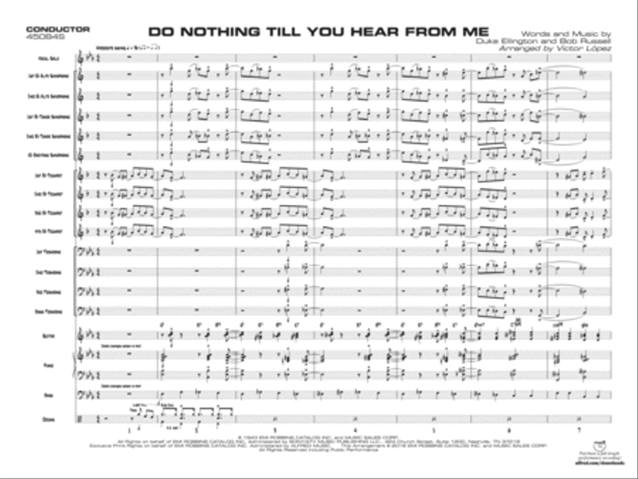 Do Nothing Till You Hear from Me: Score Jazz Ensemble scores gallery preview page 3