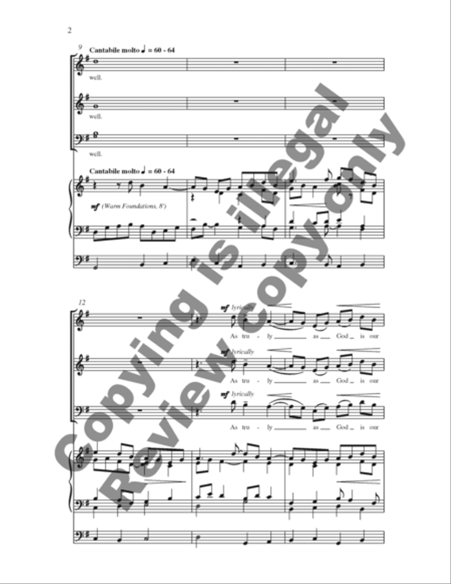 As Truly as God is our Father 3-Part scores gallery preview page 14