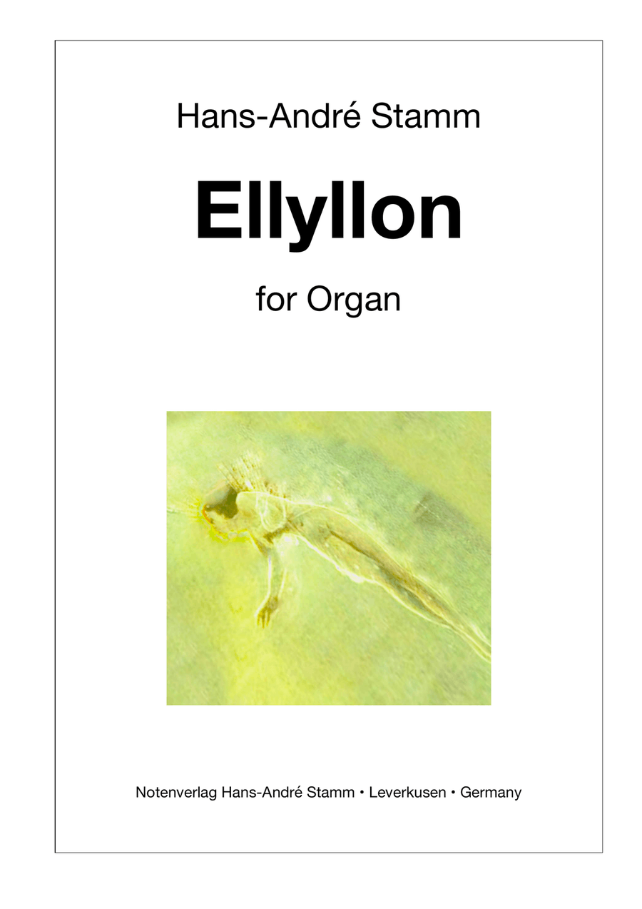 Ellyllon for organ Organ Solo scores gallery preview page 1
