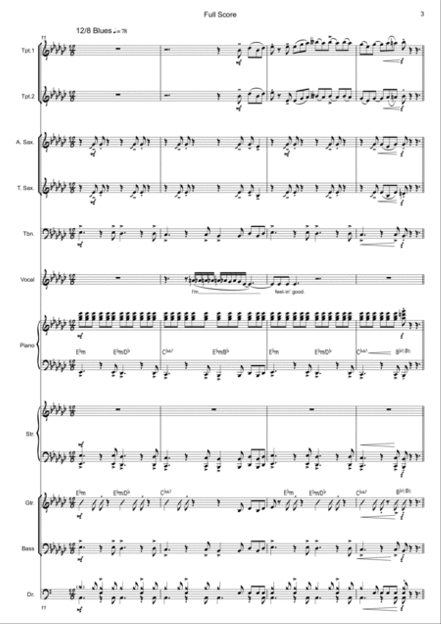 Feeling Good Jazz Ensemble scores gallery preview page 3