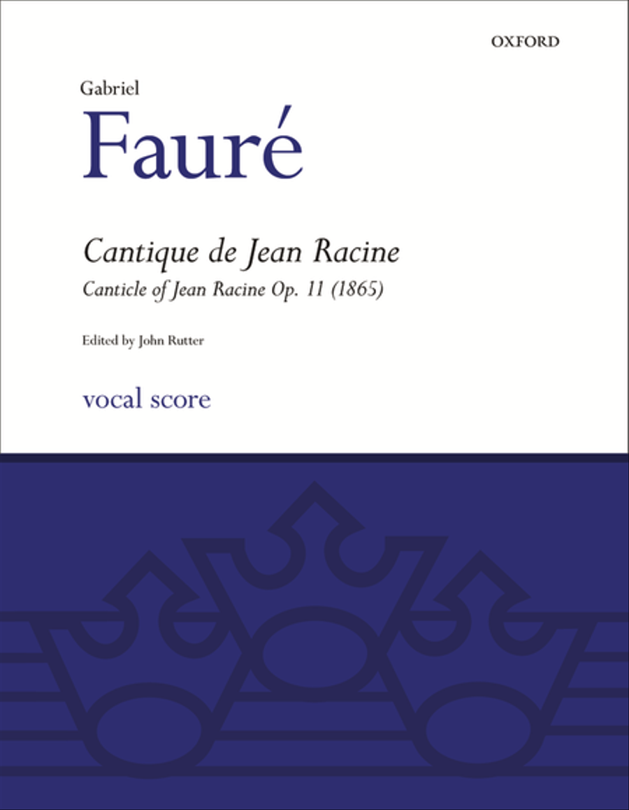Cantique de Jean Racine Cantique de Jean Racine 4-Part scores gallery preview page 1