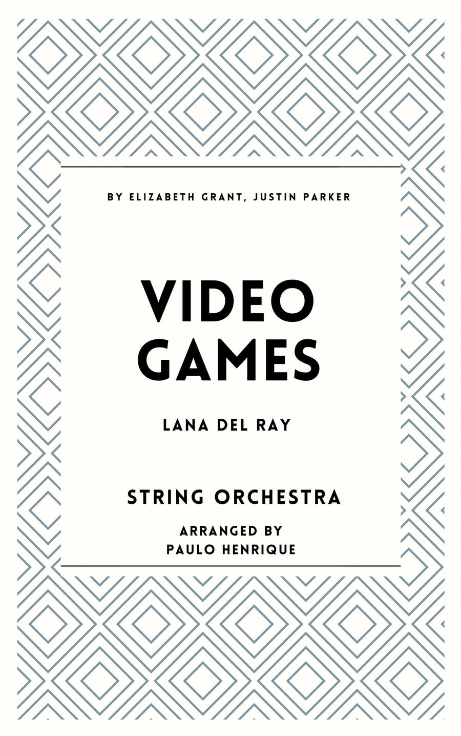 Video Games Video Games Chamber Music scores gallery preview page 1