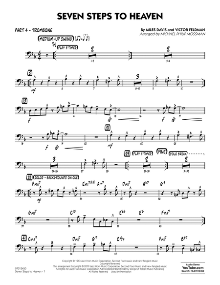 Seven Steps to Heaven (arr. Michael Philip Mossman) - Part 4 - Trombone