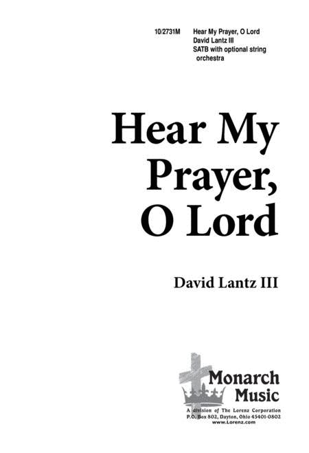 Hear My Prayer, O Lord!