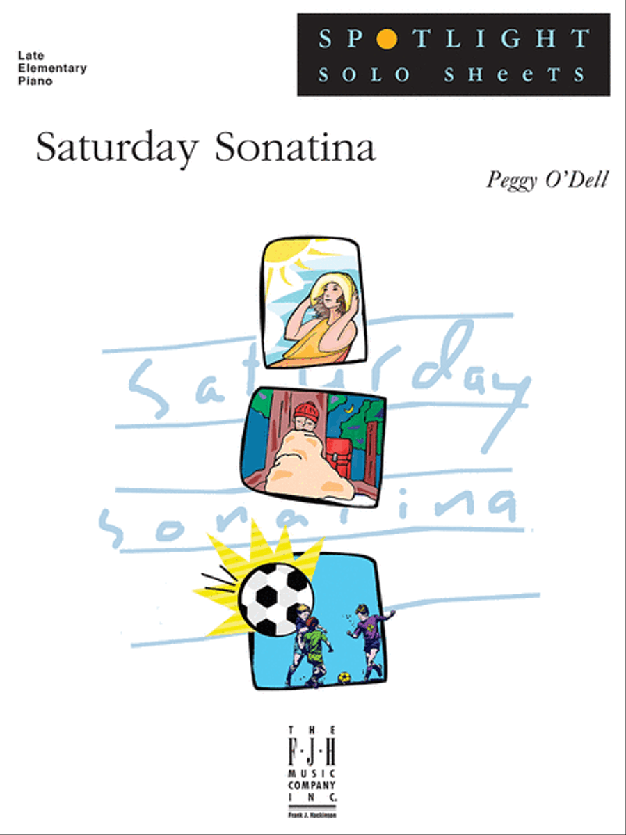 Saturday Sonatina Easy Piano scores gallery preview page 1