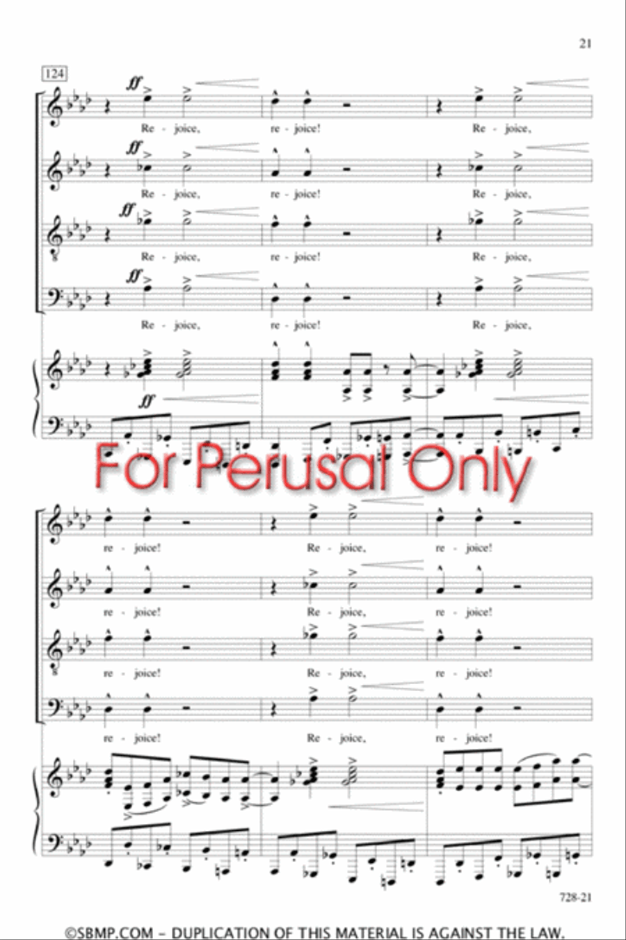 Rejoice! - SATB Octavo Rejoice! - SATB Octavo 4-Part scores gallery preview page 20