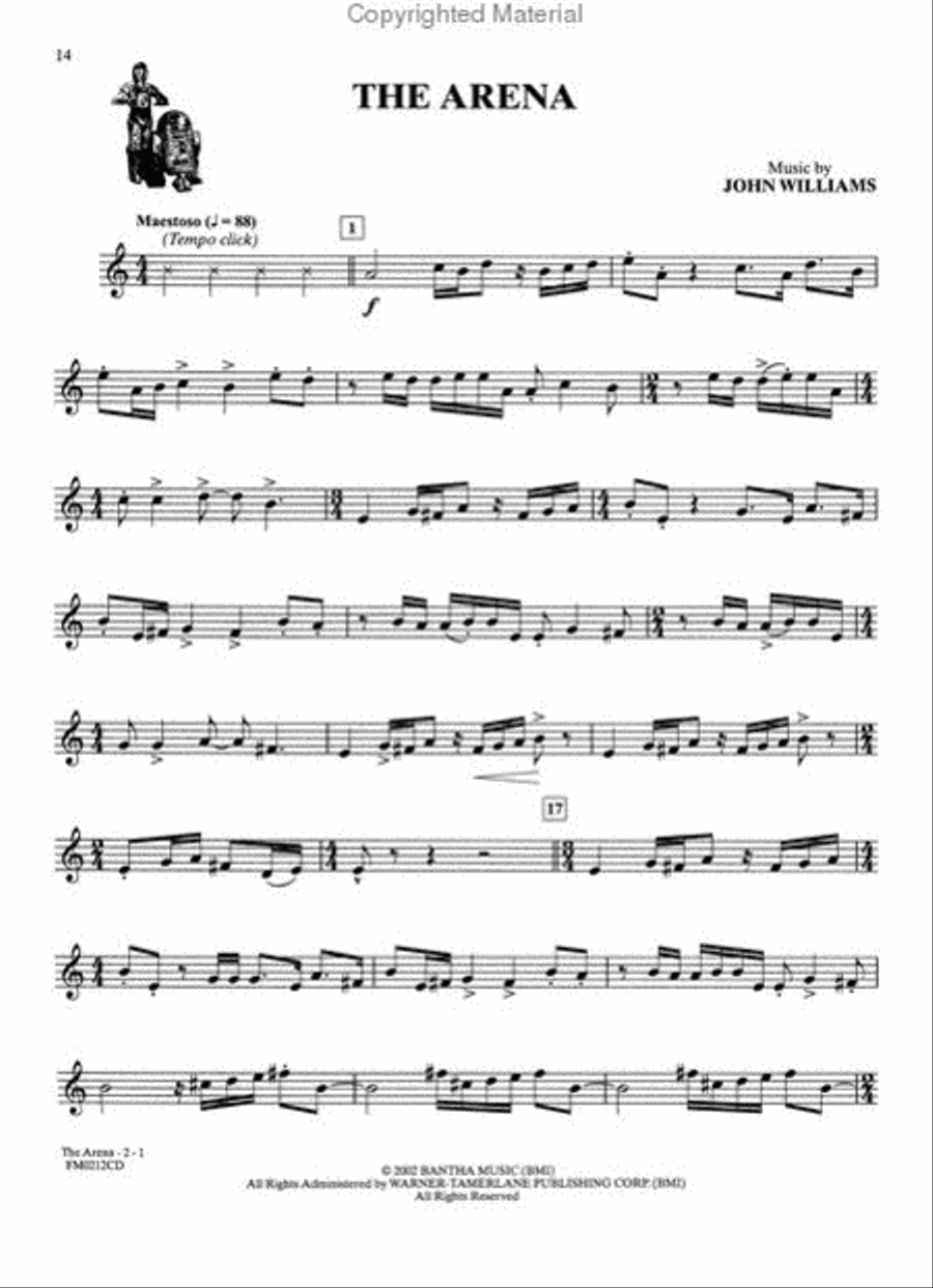 Star Wars Episode II Attack Of The Clones - Clarinet Clarinet Solo scores gallery preview page 4