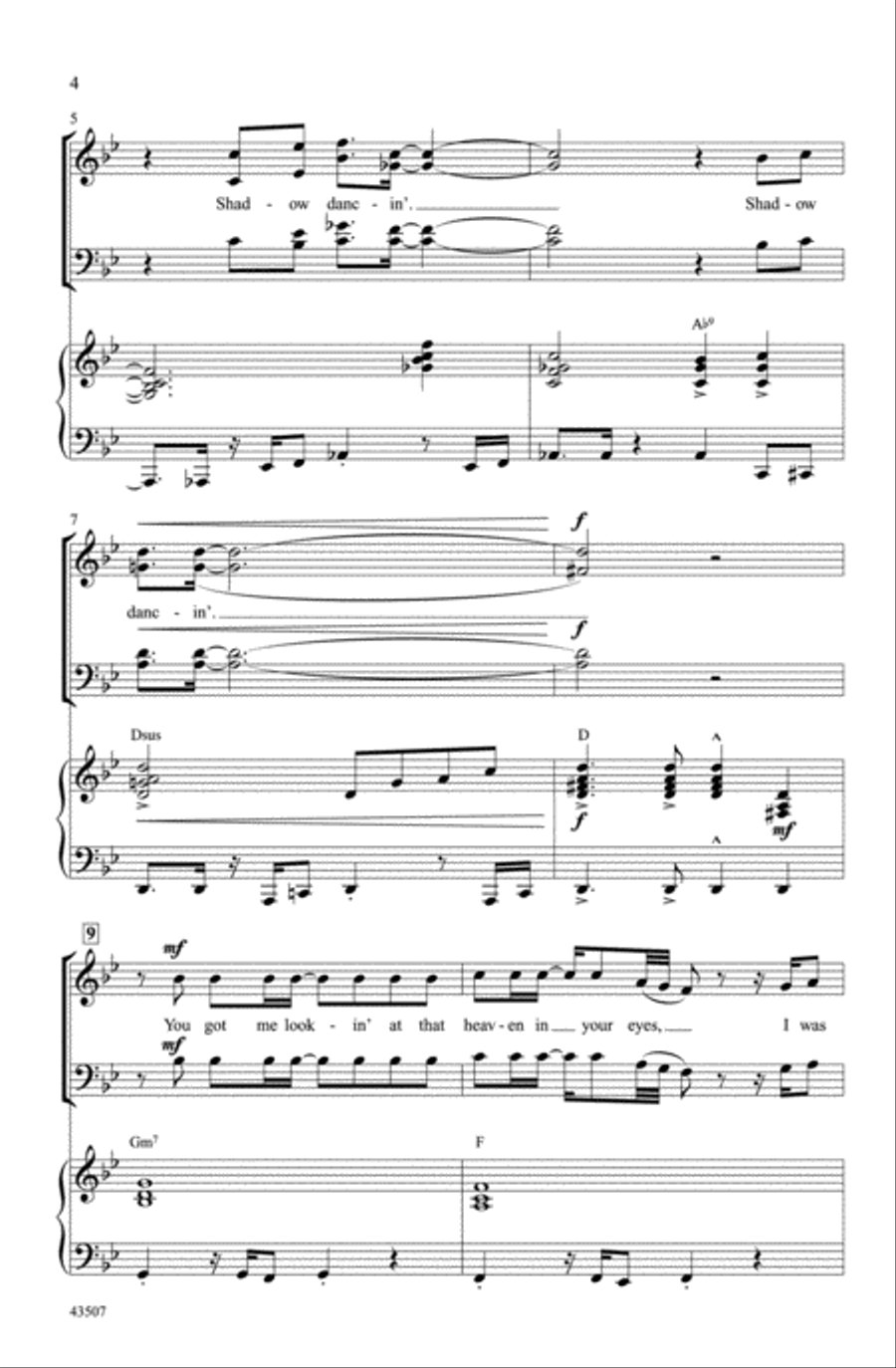 Shadow Dancing Choir scores gallery preview page 2
