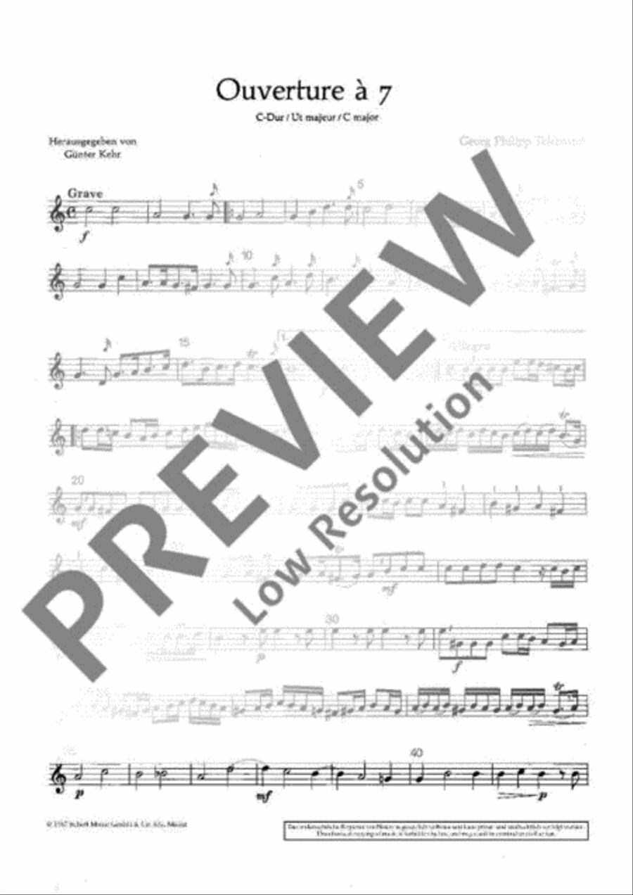 Ouverture à 7 Bassoon scores gallery preview page 12