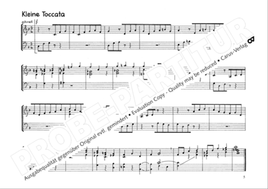 Two Organ Works (Zwei Orgelstucke) Organ scores gallery preview page 6
