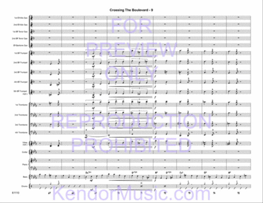 Crossing the Boulevard Crossing the Boulevard Jazz Ensemble scores gallery preview page 11