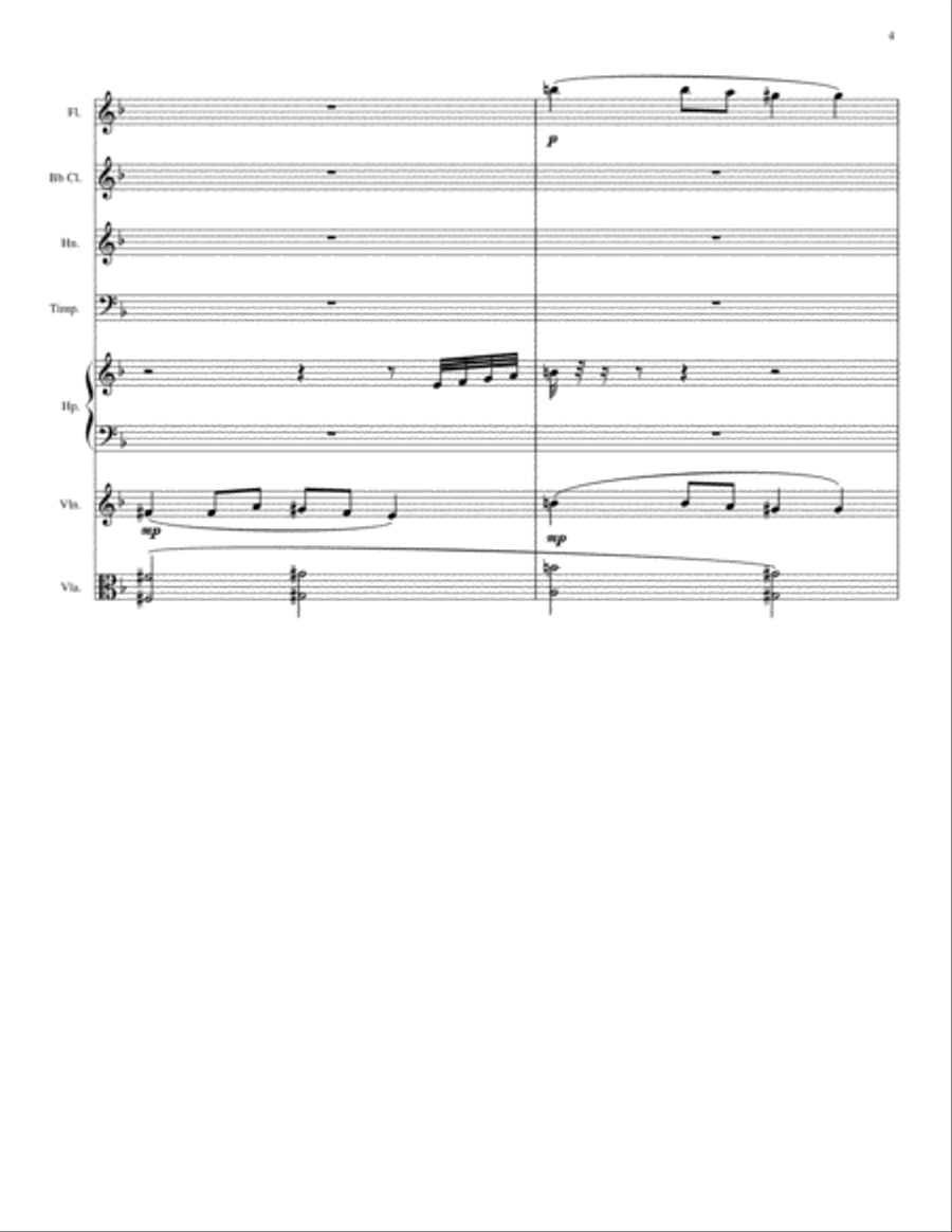 Watt's Cradle Hymn Watt's Cradle Hymn Full Orchestra scores gallery preview page 4