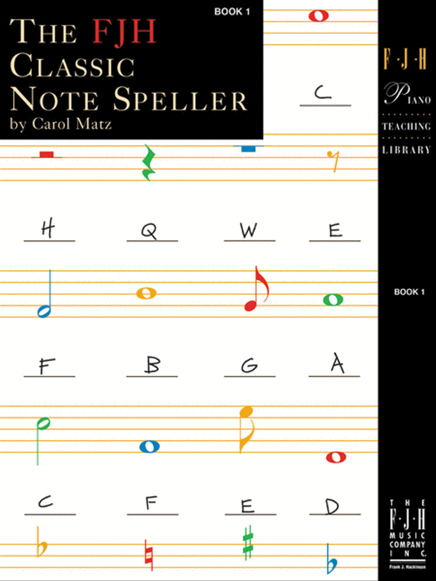 The FJH Classic Note Speller, Book 1 Piano Method scores gallery preview page 2