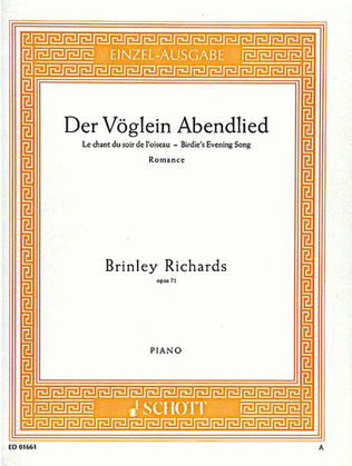 Book cover for Birdie's Evening Song, Op. 71