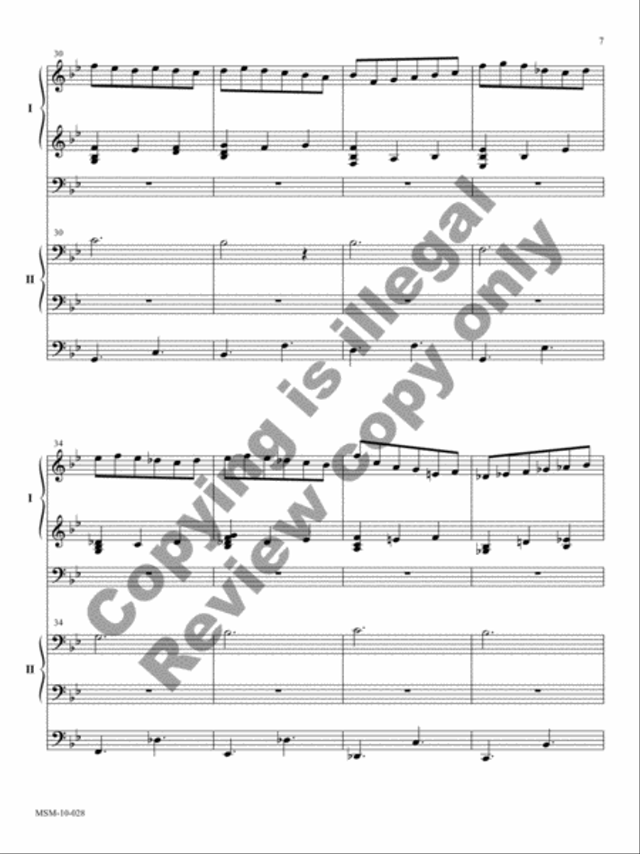 Variations on Veni Creator Spiritus Organ scores gallery preview page 20