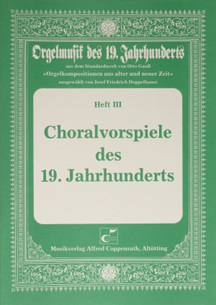 Choralvorspiele des 19. Jahrhunderts