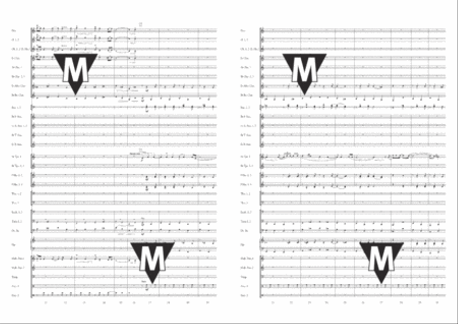 Romanian Dances II - Suite Concert Band scores gallery preview page 17