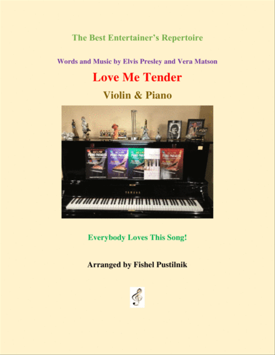 Love Me Tender Violin Solo scores gallery preview page 1