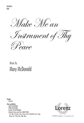 Book cover for Make Me An Instrument of Thy Peace