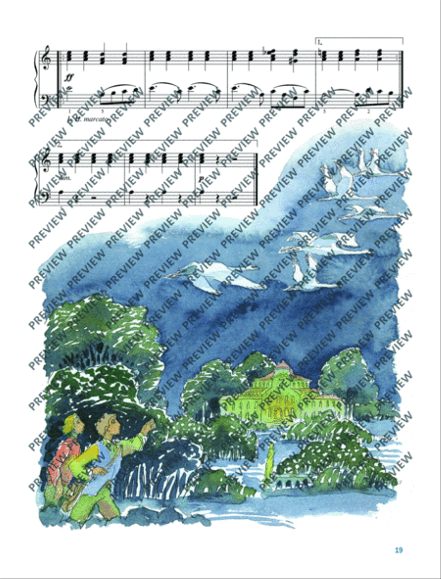 Swan Lake Swan Lake Piano Solo scores gallery preview page 20