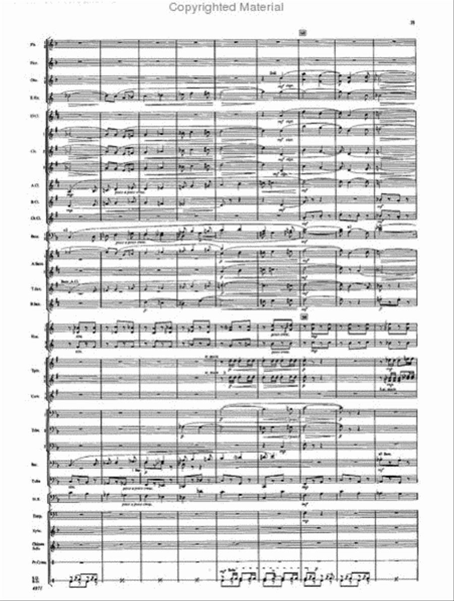 Fourth Suite for Band Concert Band scores gallery preview page 37