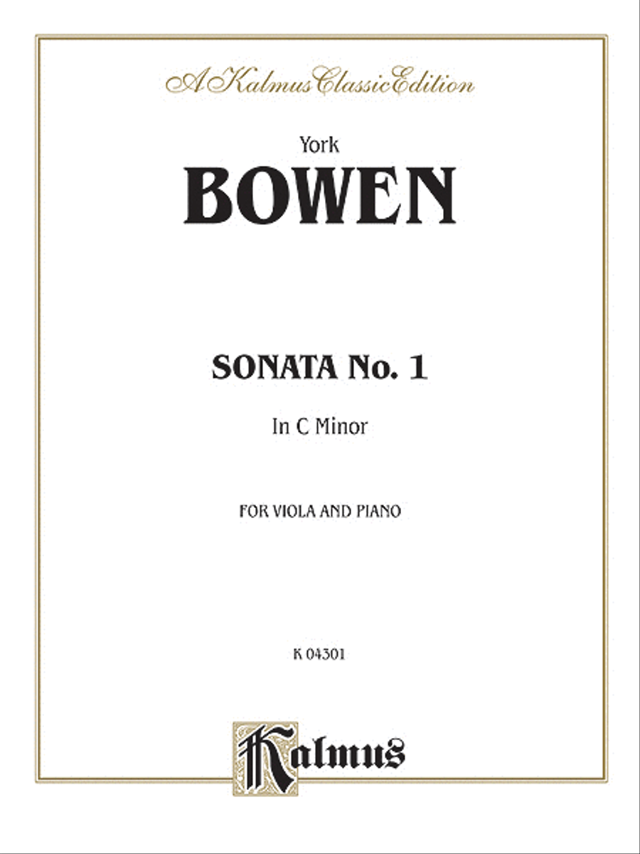 Sonata No. 1 in C Minor