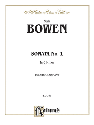Book cover for Sonata No. 1 in C Minor