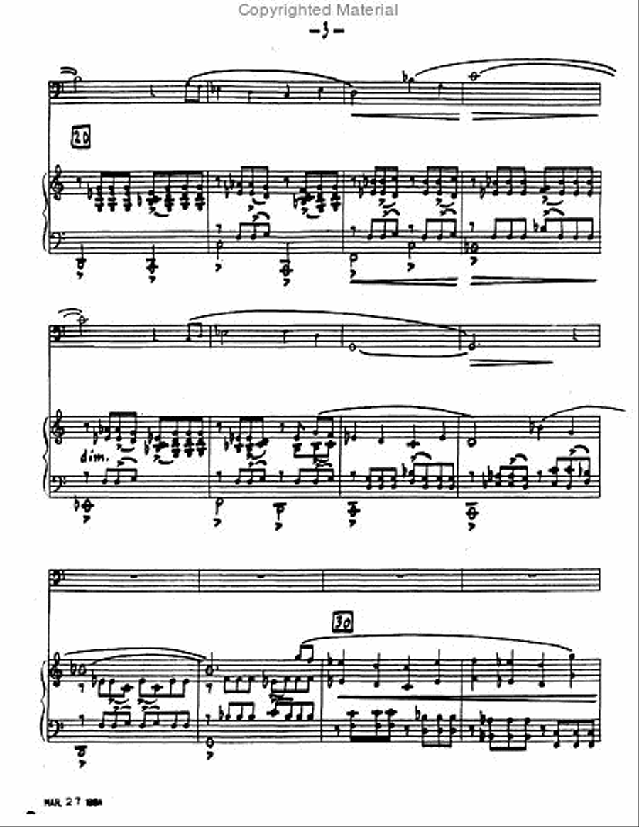 Concertino for Tuba and Piano Tuba scores gallery preview page 4