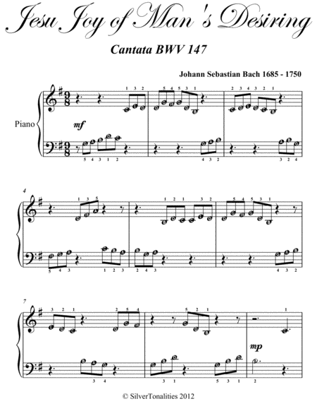Bach Favorites for Beginner Piano Volume 1 A Sheet Music