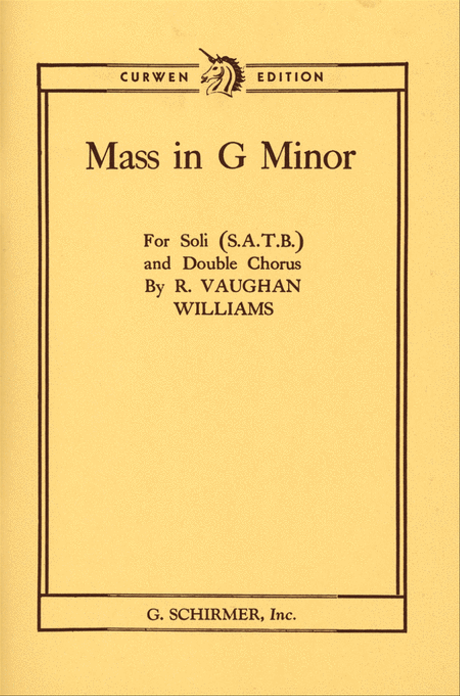 Mass in g minor 4-Part scores gallery preview page 1