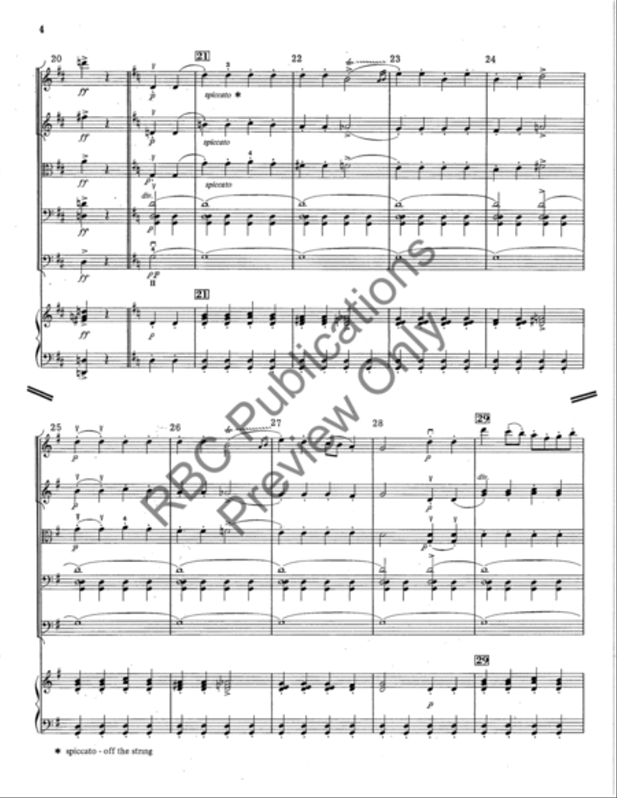 Gavotte String Orchestra scores gallery preview page 5