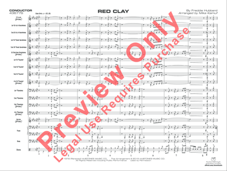Red Clay Jazz Ensemble scores gallery preview page 18