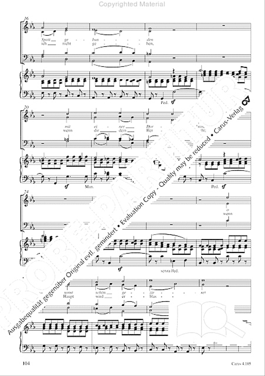 Choral collection Mendelssohn - editionchor Choir scores gallery preview page 105