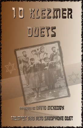 Book cover for 10 Klezmer Duets for Trumpet and Alto Saxophone