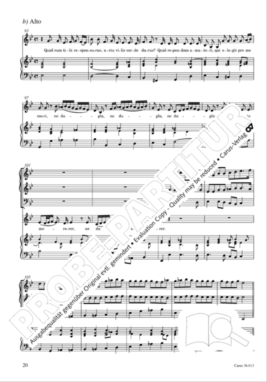 Membra Jesu nostri SSATB scores gallery preview page 36
