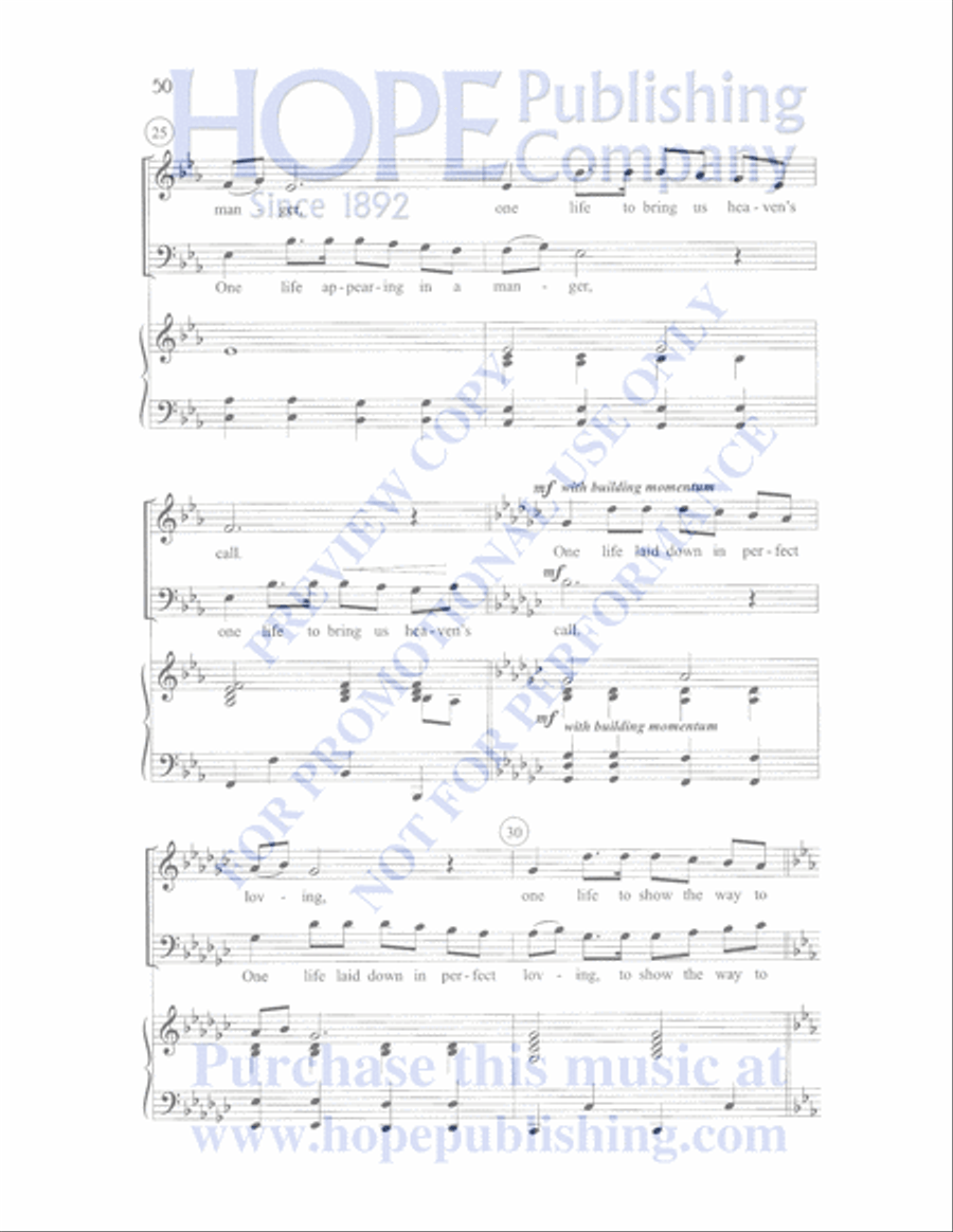 By Heaven's Light Choir scores gallery preview page 51