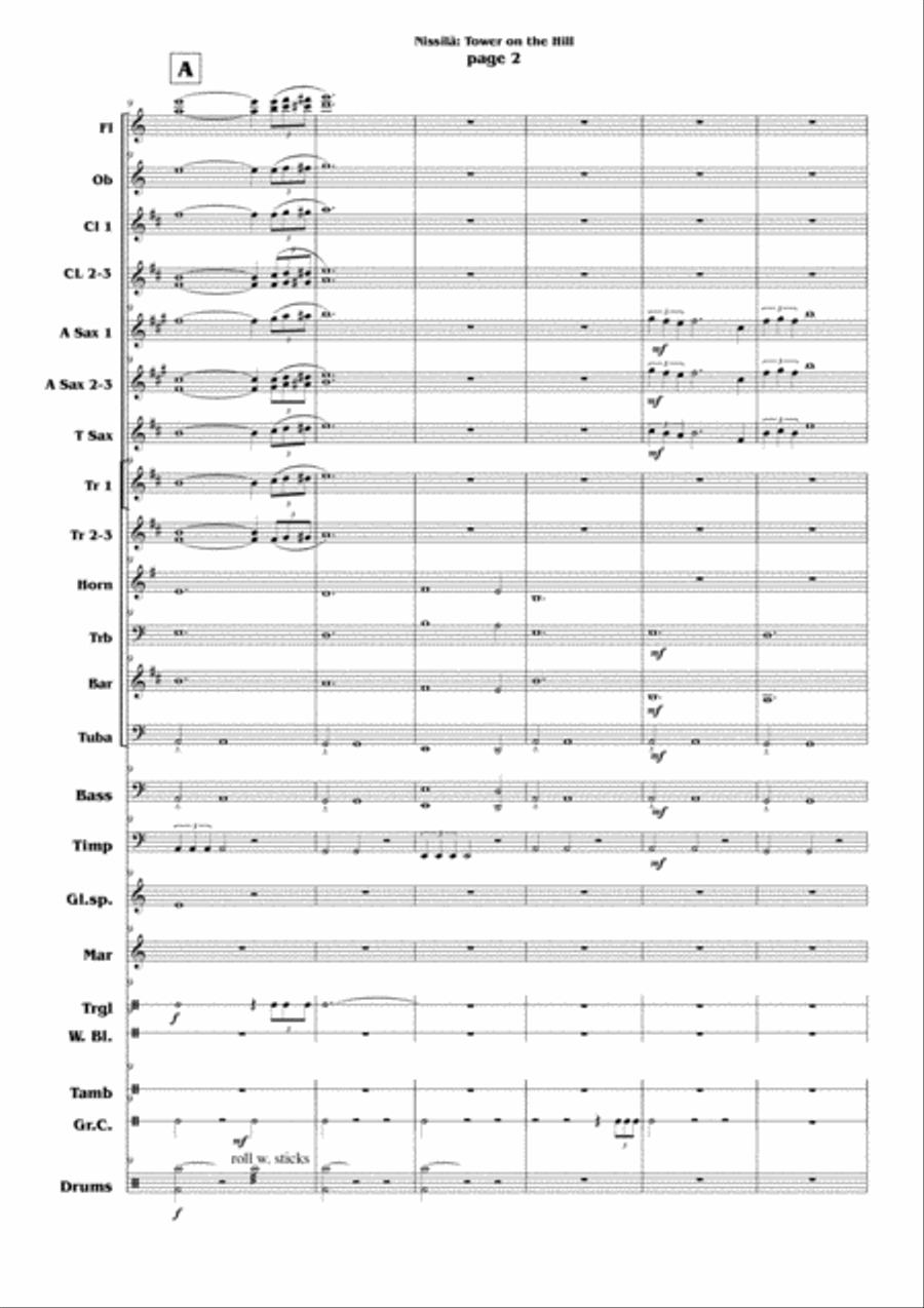 Tower on the Hill Concert Band scores gallery preview page 2