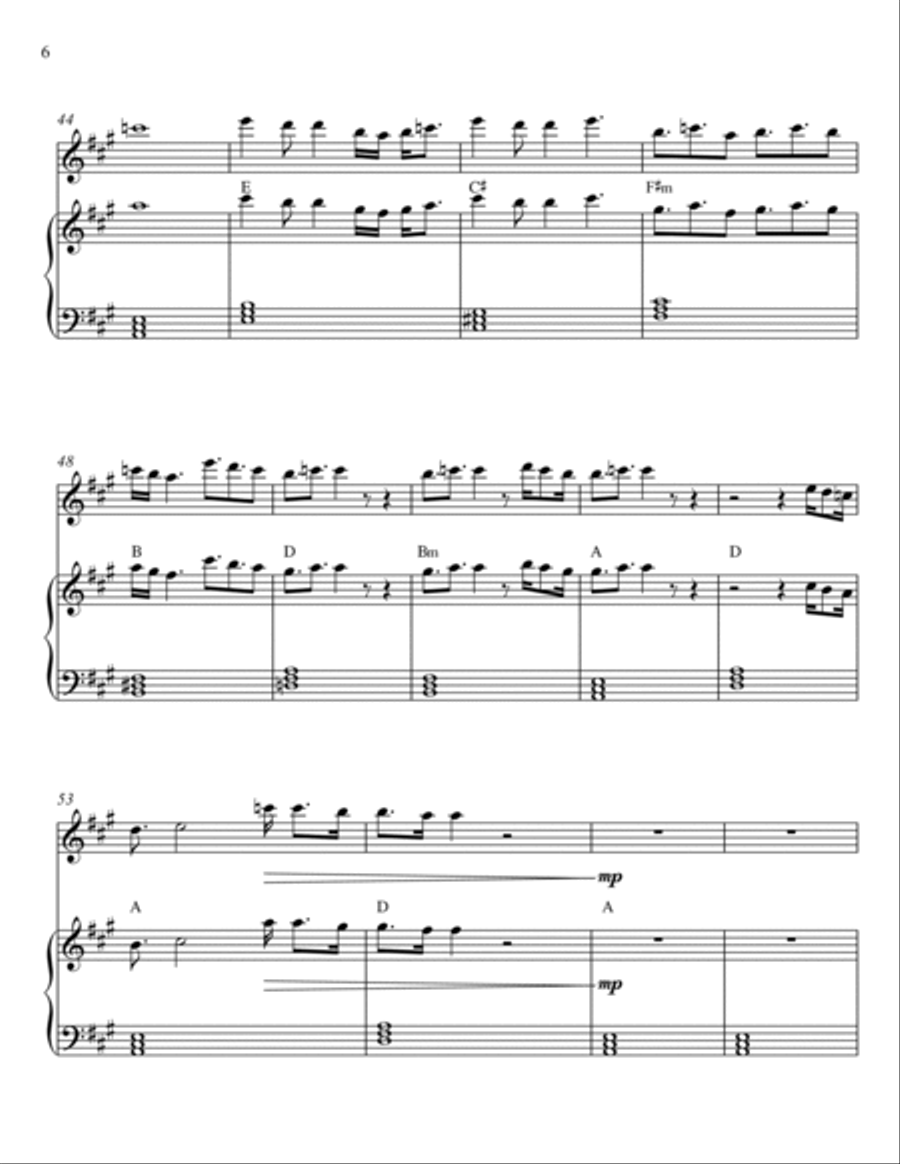 Dancing Queen Acoustic Guitar scores gallery preview page 6
