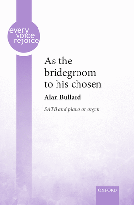 Book cover for As the bridegroom to his chosen