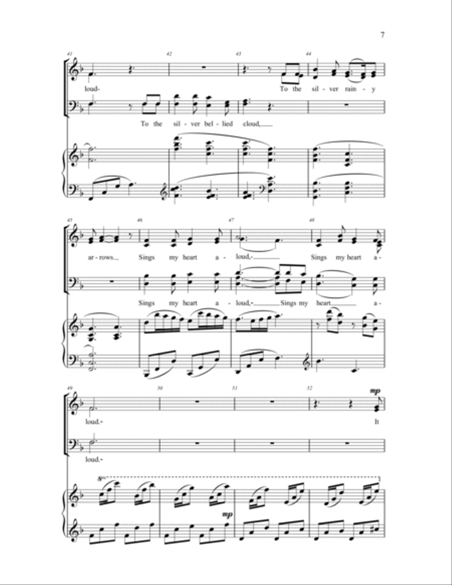 Spring Carol 4-Part scores gallery preview page 5