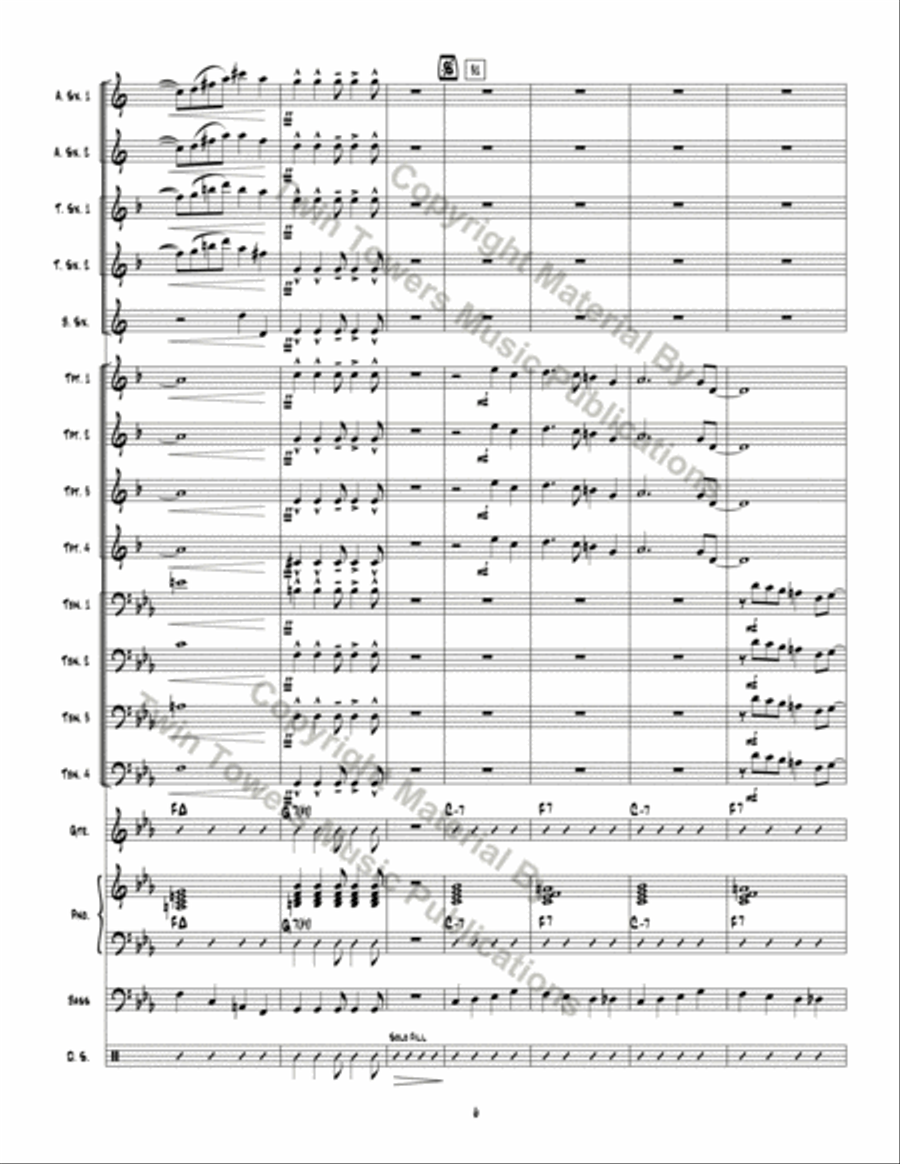 DJ Private Eye Jazz Ensemble scores gallery preview page 7