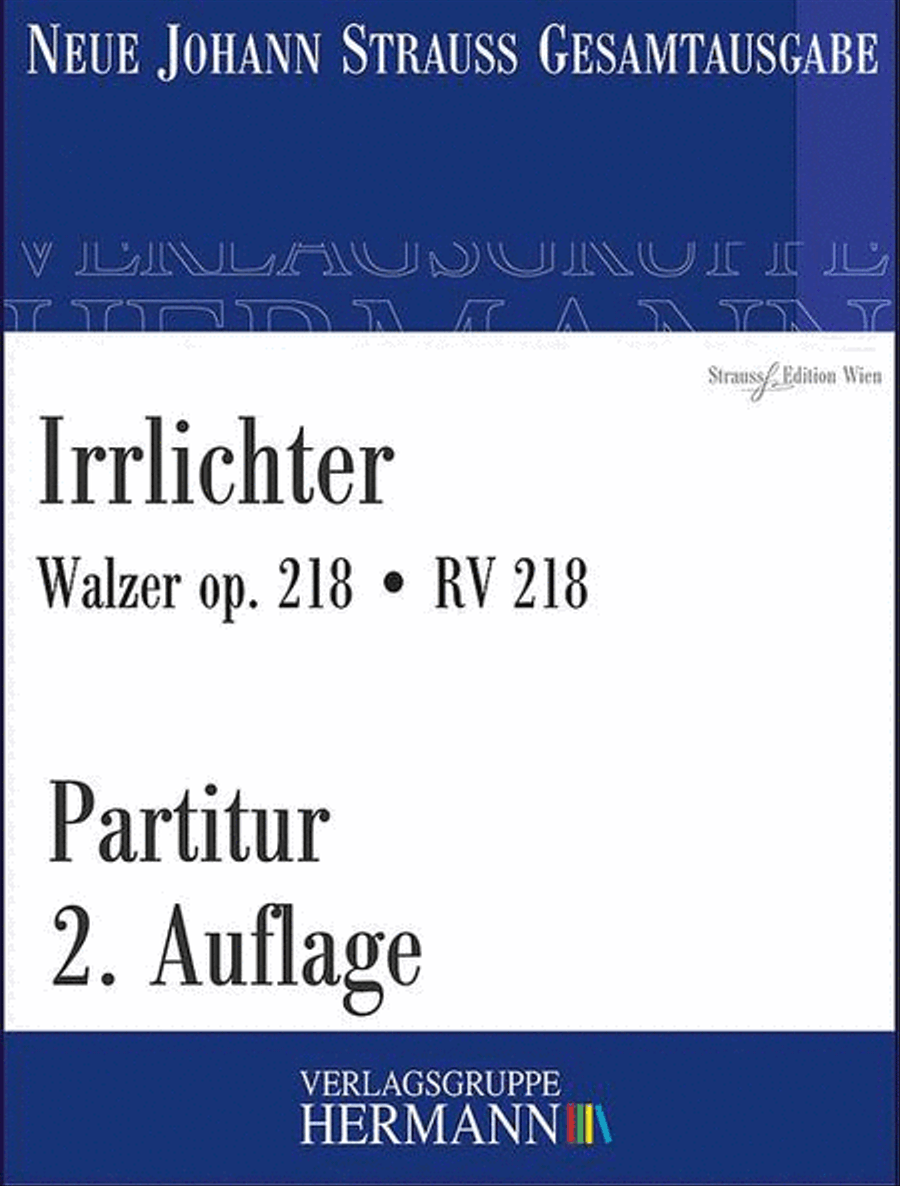 Irrlichter op. 218 RV 218 Orchestra scores gallery preview page 1