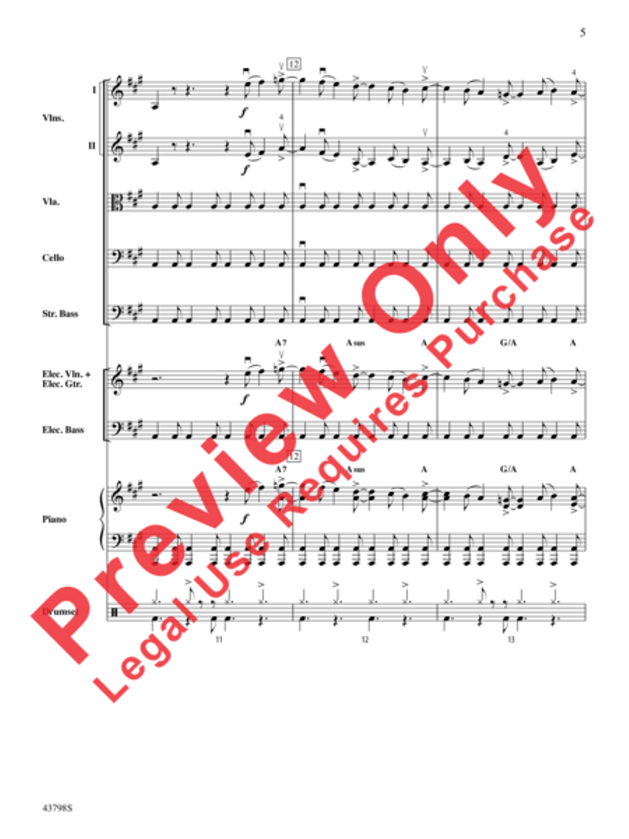 Siberian Sleigh Ride Siberian Sleigh Ride String Orchestra scores gallery preview page 36