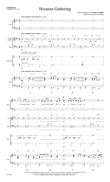 Hosanna Gathering - Rhythm Score and Parts