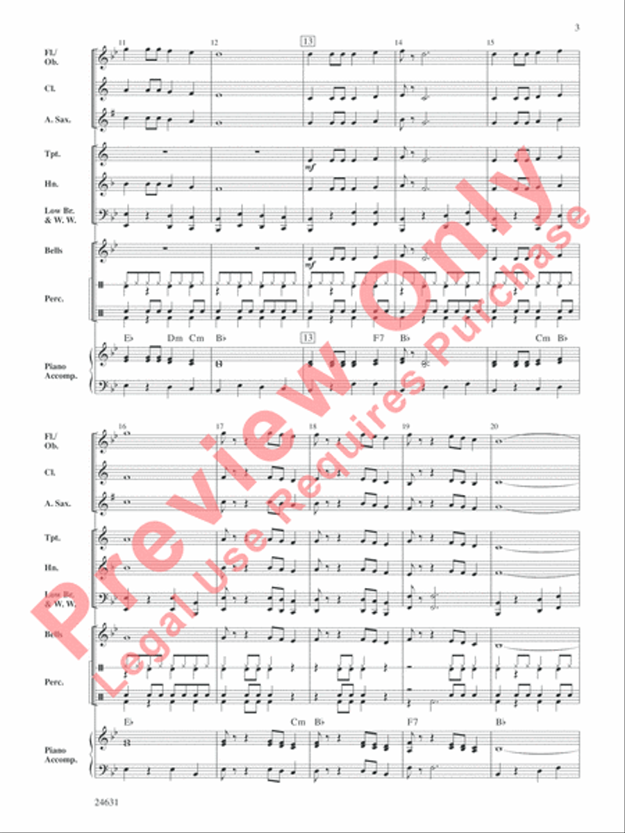 Mucho Mariachi Concert Band scores gallery preview page 4