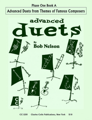 Book cover for Advanced Duets from Themes of Famous Composers