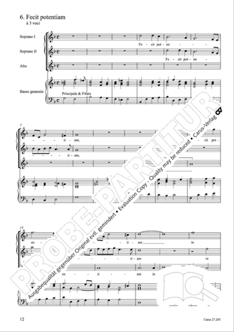 Magnificat a 6 (Magnificat a sei voci) Choir scores gallery preview page 21