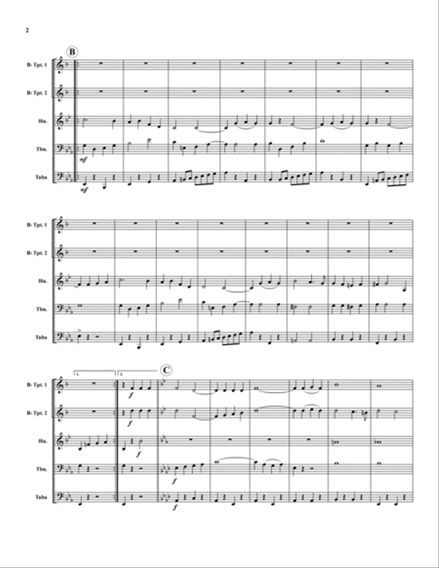 The Billboard March Brass Quintet scores gallery preview page 2