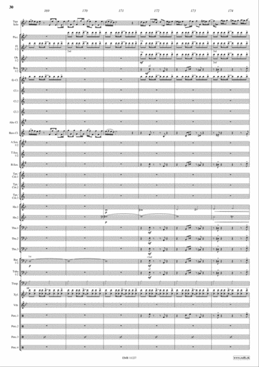 Voyages Voyages Concert Band scores gallery preview page 30